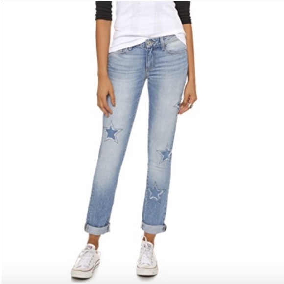PAIGE Denim - NWT Paige Jimmy Jimmy Star Cut Out Jeans